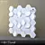 3D Reliefs Gypsum Panel - Artistic Decor Option 3D model small image 1