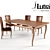 Lutra Only Dining Set 3D model small image 1