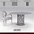 Tura Moon: Italian-designed Dining Furniture 3D model small image 2