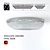 Elegant Oval Ceiling Light: Zonca Stellata 3D model small image 1