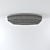 Elegant Oval Ceiling Light: Zonca Stellata 3D model small image 3