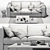 BoConcept Cenova: Versatile and Stylish Sofa 3D model small image 3