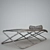 Rimini Deckchair by Baxter: Outdoor Relaxation in Modern Industrial Design 3D model small image 2