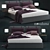 Novaluna Sound: Stylish Double Bed 3D model small image 1