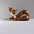 Feline Statuette Collection 3D model small image 2