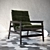 Elegant Poliform Ipanema Armchair 3D model small image 2