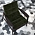 Elegant Poliform Ipanema Armchair 3D model small image 3