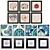 Modern Abstract Wall Art Set 3D model small image 1