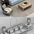 Elegant Baker Furniture by Barbara Barry 3D model small image 3