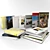 German Architecture Books: Detailed & Versatile 3D model small image 1