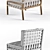 Quigley Lounge Chairs: Timeless Elegance by Samuel Marx 3D model small image 3