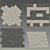 Thoughtful Design: Shaw Carpet Mindful Play Tiles 3D model small image 3