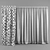 Modern Curtains: Textured and versatile with FBX file 3D model small image 2