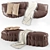 Elegant Sofa Set: Complete with Accessories 3D model small image 1