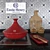 Exotic Kitchen Set: Moroccan Ceramic Tazhin with Oil and Vinegar Bottles, Spoon Stand 3D model small image 1