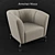 Modern Nicca Armchair 3D model small image 1