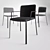 Kartell Audrey Chairs: Modern Polygonal Design 3D model small image 3