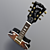 Gibson Les Paul Custom Electric Guitar 3D model small image 2