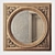 Carved Reflection: Mirror with Intricate Design 3D model small image 1