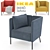 Stylish and Versatile IKEA EKERÖ Set 3D model small image 2