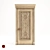 Carved Classical Door 3D model small image 1