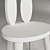 Bunny Plywood Stool 3D model small image 3