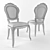 Elegant Belle Epoque Chair: Timeless Beauty! 3D model small image 3