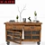 Rugged Off-Road 2-Door Sideboard 3D model small image 1