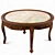 Timeless Round Table: Classic Elegance 3D model small image 1