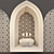 Elegant Hamam Wash Basin 3D model small image 1