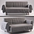 Kouet Sofa: Comfort & Elegance 3D model small image 1