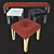 OASIS PANCHETTA DAPHNE: Versatile Luxury Ottoman 3D model small image 2