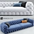 Elegant AUTOGRAFO Tufted Sofa 3D model small image 1