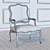 Modern Colorblock Bergere Chair - Michael Collection 3D model small image 3