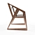 Urban Loft Style Chair 3D model small image 2