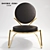 Sleek Circle Chair by Moroso 3D model small image 1