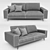 Whkamp's Torino Sofa 3D model small image 3