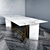 Luxury Marble Dining Table: Meridiani Plinto 3D model small image 1