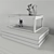 Ikea MALSHЁ TV Stand with Decor - Organize and Style 3D model small image 3