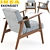 Elegant and Comfortable: IKEA EKENÄSET Chair 3D model small image 2