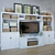 Pottery Barn Logan Media Suite - Door Bookcase & Bridge 3D model small image 2