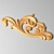 Elegant Carved Decor 3D model small image 1