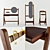 Elegant Cloakroom Set: REN "Poltrona Frau 3D model small image 3