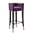 Modern Maa Bar Chair: Stylish and Versatile 3D model small image 1