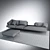 Stylish Lenoxx Sofa by Ditre Italia 3D model small image 3