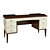 Baker Desk - Sleek Writing Space 3D model small image 1