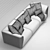 Elegant Winston Sofa for Sophisticated Living 3D model small image 3