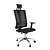 Sleek Executive Armchair FX-808 3D model small image 1