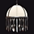 Elegant Eichholtz L'Auberge Chandelier 3D model small image 1