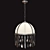 Elegant Eichholtz L'Auberge Chandelier 3D model small image 2